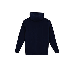 Sudadera con capucha sólida informal para hombre, tejido polar de algodón y poliéster de otoño, diseño de logotipo personalizado térmico de manga larga - Product Image 5