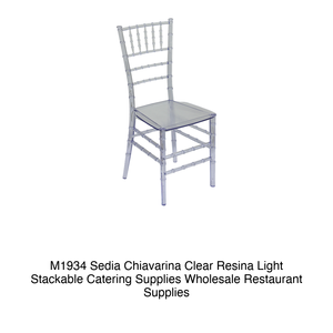 Sedia <span class=keywords><strong>Chiavarina</strong></span> M1934 in Resina Trasparente Leggera Impilabile Forniture per Catering Ingrosso Attrezzature per Ristoranti - Product Image 2