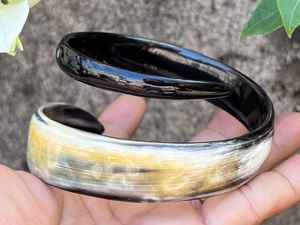 กำไลข้อมือเขาควายธรรมชาติกำไลข้อมือและสร้อยข้อมือทำจากเขาควายแท้จากงานฝีมือในโลก - Product Image 6