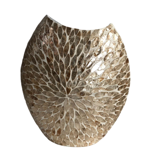 Mother of Pearl Floral Inlaid <b>Vase</b> MOP Decorative <b>Vase</b> for Display High Quality and Luxury <b>Vase</b> for Home Decor - Product Image 6