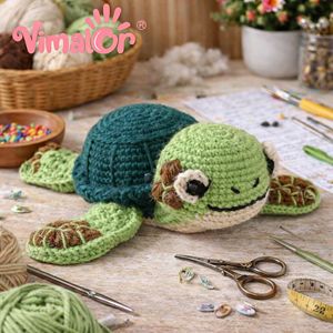Complete Animal Crochet Kit for Beginners DIY Yarn Amigurumi Toys Craft Making Crochet Material Set Kit