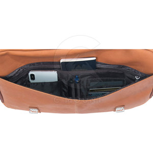 Bolso para ordenador portátil de negocios de gran capacidad de cuero de calidad de fabricante en Pakistán para trabajo de oficina y viajes con logotipo personalizado - Product Image 4