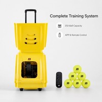 Machine à balles de padel professionnelle pour l'entraînement, lanceur de balles, capacité de 150 balles, télécommande par application pour les clubs et les académies