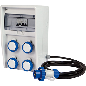 Pannello Elettrico Ulisse 4 Prese 220v Cm. 25x18x40 H - Product Image 1