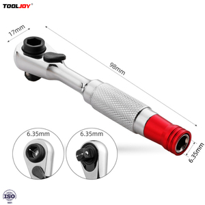 TOOLJOY 1/4 Mini Small Socket <strong>Ratchet</strong> <strong>Wrench</strong> Spanner Repair Tool For Bicycle Bike Auto Socket <strong>Wrench</strong> Kit Tool OEM ODM Ready - Product Image 4