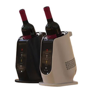 [Hylium Industries] Enfriador de vino inalámbrico Premium Blanco () Home2bar Premium Enfriador de vino termoeléctrico de una sola botella - Product Image 1