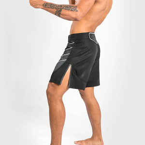 Pantalones Cortos para Hombre 2026, Color Negro Liso, con Logotipo 3D Personalizado por Sublimación, Estilo Premium, Precio Bajo - Product Image 5