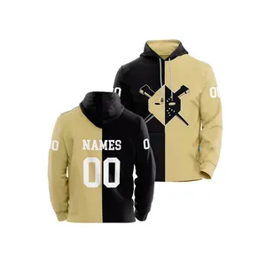 Wholesale new hot selling item 2023 ice hockey hoodie jersey with hood men style hoodies pullover hoodies with customization