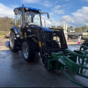 Tracteur LOVOL M604 TB-2 6OHP haute performance avec chargeur frontal, godet 4 en 1, fourches à palettes, lances, débroussailleuse 5 pieds, homologué EPA CE, à vendre - Product Image 3