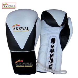 Akewal Unisex Genuine Cowhide Leather Boxing <b>Gloves</b> With Custom Printed Training Fighting <b>Gloves</b> <b>Lace</b> up Competition Boxing - Product Image 6