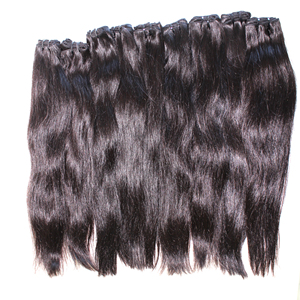 Paquete de cabello virgen vietnamita recto sedoso 100% cabello humano Super doble dibujado suave brillante fácil de peinar lograr un aspecto perfecto - Product Image 1