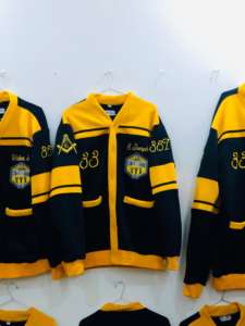 Veste personnalisée MASTER MASON, vêtements maçonniques, vestes universitaires personnalisées - Product Image 5