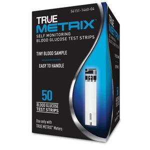 Tiras Reactivas Trues Metrixs Nuevas en Caja, 50 Tiras por Caja - Product Image 1