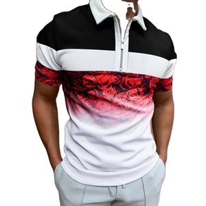 Polo premium para hombre, liso, negro, de manga corta, tela de algodón transpirable, corte ajustado, informal, moderno, para verano. - Product Image 4