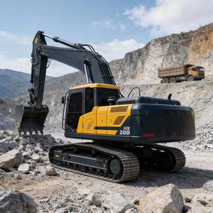 Nouvelle Excavatrice sur Chenilles Hydraulique Moyenne 20 Tonnes HX200 avec Godet de 1,9 m et Moteur PLC pour Travaux de Terrassement et Brise-roche Hydraulique - Product Image 2