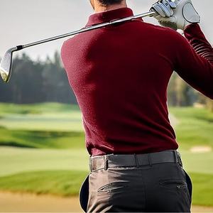 เสื้อโปโลรักบี้ลายทางคุณภาพสูงสำหรับผู้ชาย, เสื้อโปโลรักบี้สวมใส่สบายทนทานเหมาะสำหรับใส่ลำลองและเล่นกีฬา - Product Image 6