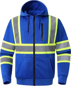 Venta caliente fluorescente aislado trabajo construcción de carreteras invierno alta visibilidad naranja Hi Vis seguridad X espalda chaqueta reflectante - Product Image 6