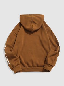 Sudadera con Capucha Unisex Extra Grande, Estilo Urbano, Ropa Deportiva, Sudadera Informal de Forro Polar para Hombre y Mujer, Top de Moda de Invierno - Product Image 5