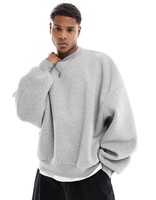Sudadera con Capucha Oversize de Forro Polar Térmico, con Logotipo Personalizado, Bordado 3D, Ecológica, 100% Algodón, para Hombre