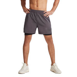 Custom Made Running <b>Shorts</b> Liner Mens 2 in 1 Workout Athletic Yoga <b>Shorts</b> - Product Image 4