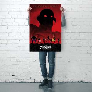 Affiche Avengers Age of Ultron, style de design moderne pour décoration murale - Product Image 5