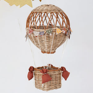 Eye-Catching Air <b>Balloon</b> Decor for Kid Room Rattan Hot Air <b>Balloon</b> Decor for Bedroom Dining Table ODM OEM from Vietnam Wholesale - Product Image 3
