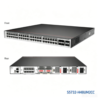 Commutateur Cloud Engine S5732-H48UM2CC 48 ports Gigabit 10G avec licence 40GE 100GE Uplink, Commutateur de Noyau de Campus Géré Couche 3 2.56Tbps