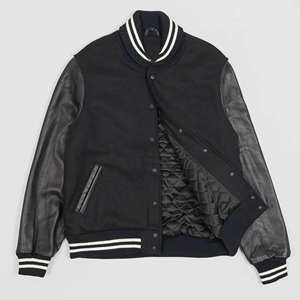 Tout nouveau de haute qualité sur mesure en gros vierge Varsity vestes nouvelle mode hiver Varsity veste personnalisée hommes Letterman veste - Product Image 2