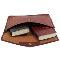 Funda Protectora para Laptop de Cuero Genuino Resistente al Agua y a los Golpes, de 11-15 Pulgadas, Personalizable OEM, Unisex