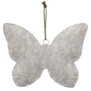 Al aire libre interior colgante hogar Pascua decoración mariposa forma personalizado acabado Navidad Metal adornos - Product Image 1