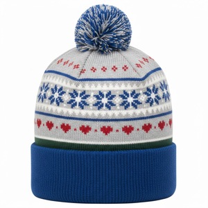 Gorro de Punto Sólido sin Puño para Adultos, Casual, para Viajes al Aire Libre, con Bordado 3D, Gorro de Invierno para Hombre, Jacquard - Product Image 4