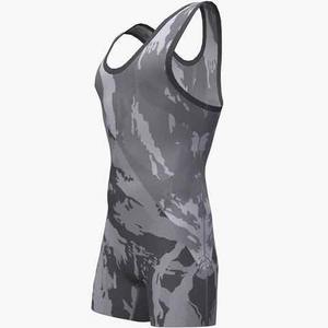 New Arrival Stretchable <b>Singlets</b> Low Price Top Quality <b>Men</b> Wrestling <b>Singlet</b> Lightweight Fabric Sublimation Weightlifting Suits - Product Image 3