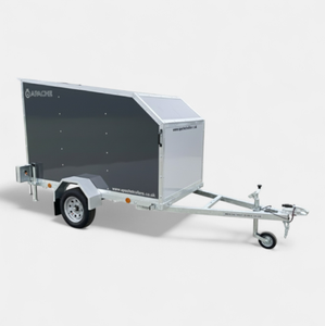 Top Quality 7ft x 4ft Cube Sport 74 <b>Box</b> <b>Trailer</b> with Aerodynamic Body & Rear Loading Ramp - Product Image 6