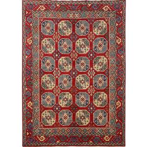 Alfombra antideslizante multicolor anudada a mano de gama alta de lana antigua, Alfombra tejida de grado premium, alfombra de algodón para el hogar - Product Image 5