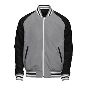 Chaqueta universitaria personalizada Lettermen, nuevo estilo 100%, Chaqueta larga de invierno con cremallera de alta calidad para hombres - Product Image 2