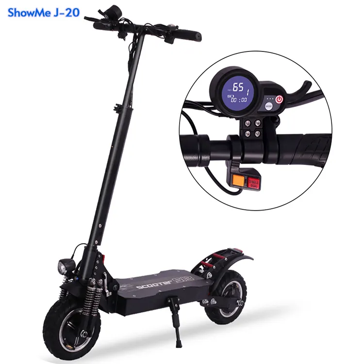 off-road Brake Electric Scooters Foldable 2400W Mobility E Scooter Adults self-balancing Electric Scooters