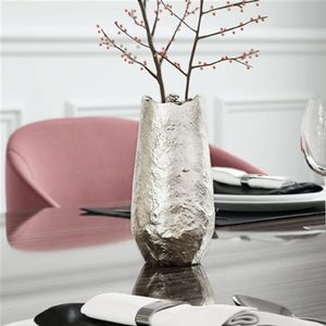 Metal con jarra diseño florero elegante decorativo latón Metal florero boda decoración centro de mesa - Product Image 4