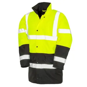 Giacca di Sicurezza Bicolore Personalizzabile con Adesivi Riflettenti e Luci per Autostrada, per Articoli Promozionali - Product Image 2
