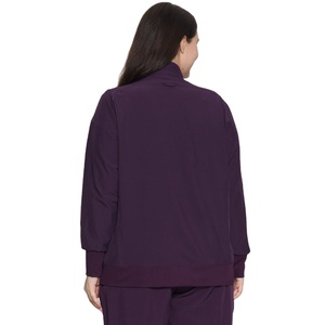 New Women Stretch <b>Scrub</b> Jacket Zipper Closure Medical Clinic Uniform Long Sleeve Work Coat OEM Factory Supply - Product Image 4