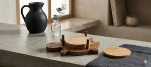 Posavasos de madera para té y café - Product Image 3