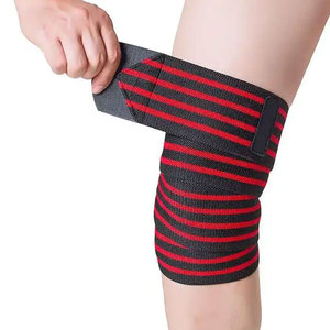 Rodilleras de Algodón para Deporte, Bandas de Soporte para Sentadillas, Crossfit, Entrenamiento de Potencia, Levantamiento de Pesas, Soporte para Rodillas - Product Image 1