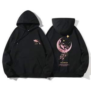 Haute qualité 100% coton pull à capuche hommes surdimensionné Streetwear lourd polaire poche respirant impression personnalisée - Product Image 3