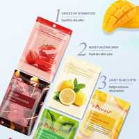 Masker Wajah Lembaran Pepaya Organik Kapas 25mL Laris 2025, Semua Jenis Kulit, Ukuran Perjalanan, Anti-Penuaan, Menutrisi, Promo Musim Panas