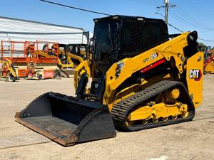 Cargadora de orugas compacta Caterpillar CAT 255 usada de 2024, cargadora de orugas amarilla para construcción y trabajo agrícola - Product Image 6