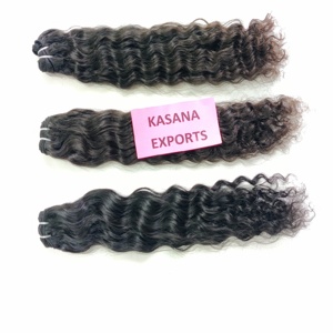ผมเวียดนามแท้ 100% สีธรรมชาติ  แบบไม่ผ่านกระบวนการ  จัดเรียงเกล็ดผม  แบบมัดเป็นช่อ  สีดำ  เย็บสองชั้นด้วยเครื่องจักร  สำหรับต่อผมผู้หญิง - Product Image 3