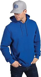 Sudaderas con capucha informales de invierno para hombre, Color sólido, 100% algodón, forro polar, ajuste Regular, secado rápido y transpirable, alta calidad - Product Image 2