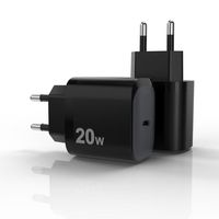 Chargeur mural multifonction portable électrique à charge rapide 20W de haute qualité, best-seller, prise EU/US/UK, type-C, mobile