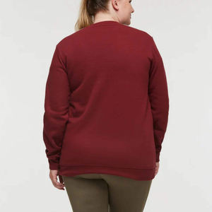 2025 nueva sudadera de algodón al por mayor para mujer con tacto Extra suave para ropa cómoda con cuello redondo sudaderas transpirables para mujer - Product Image 2