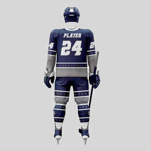 Uniforme de Hockey sobre Hielo Bordado 2026 con Diseños Personalizados, 100% Poliéster, Secado Rápido y Transpirable - Product Image 5