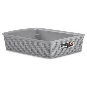 Cesto de Basura de Almacenamiento Stefanplast ELEGANCE 25x19x6cm Gris Piedra Modelo 30942 - Product Image 1
